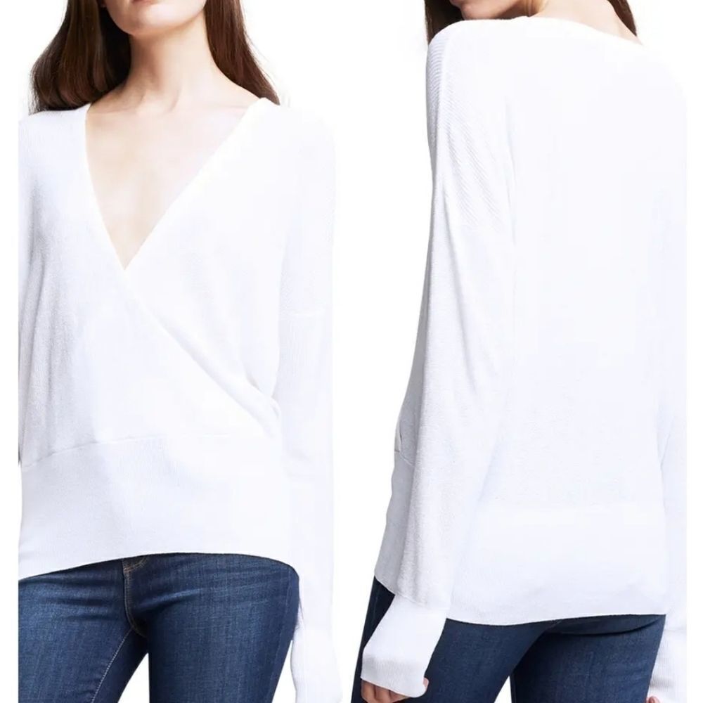 L'AGENCE Blair Surplice Pullover - Picture 2 of 11